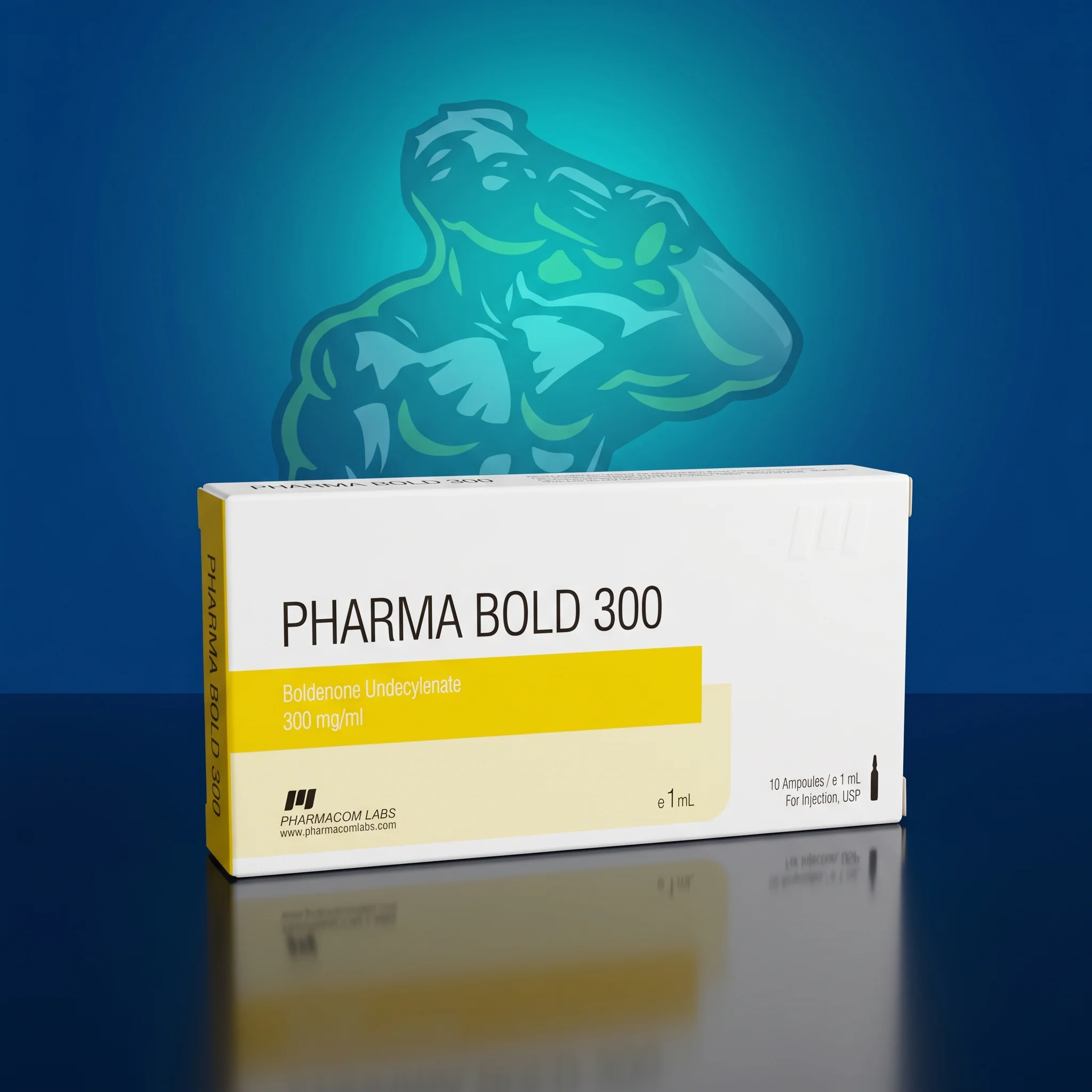 Vigorous Pharmaceuticals Pharma Bold 300 (Boldenone Undecylenate) 300mg/ml - 10 Ampoules - فارما بولد 300 (بولدينون أنديسيلينيت) 300 ملغ/مل من فيغوروس فارماسوتيكالز - 10 أمبولات